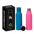 550ml Outdoor 304 Stainless Steel Thermos Double Wall Vacuum Insulated Cup with Rhinestone Bling Small Mouth Travel Water Bottle