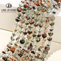 JD Wholesale Precious Natural Ghost Quartz Stones Beads Crystals Healing Stones Diy Bracelet Jewelry Making