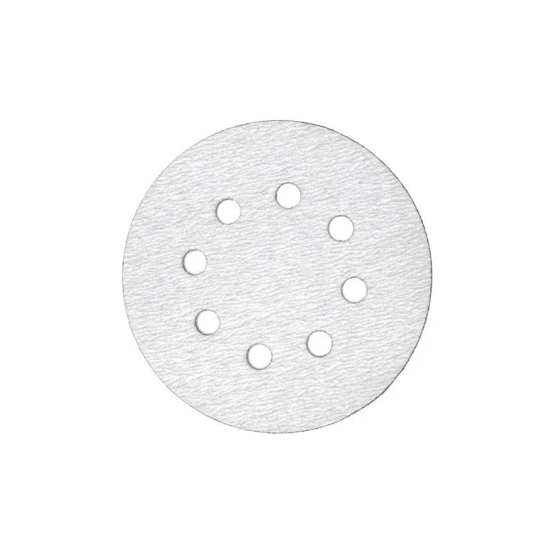 White Sanding Disc Round Sandpaper Plate Wood and Metal Polished Abrasive Paper