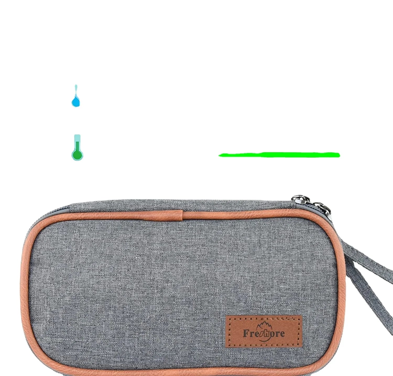 2024 New Arrival Portable Travel Case for Diabetic Medication & Insulin Bag Practical Letter Pattern Design