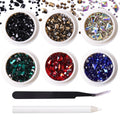 Nail Supplies Mix Shape Crystal Diamond Accessories 3D Flat Back Rhinestones DIY Nail Charms