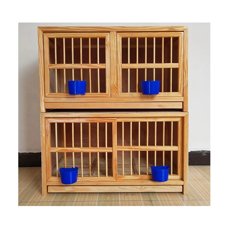 Geshifeng Newly Foldable Male and Female Wooden Pigeon Breeding Cage Nest Box
