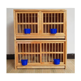 Geshifeng Newly Foldable Male and Female Wooden Pigeon Breeding Cage Nest Box