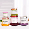 Unique Shaped 40ml-500ml Glass Canning Container Fruit Jam Sauce Storage Jars with Metal Lug Cap