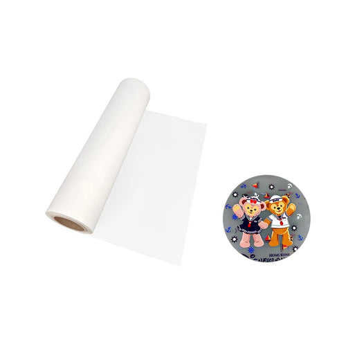 0.075mm 100m Roll Double Side Matte Cold Peel Hot Peel High Heat Transfer DTF PET Film for Clothing