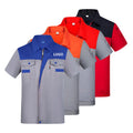 Custom Men's Pure Polyester Industrial Construction Work Wear Heavy Duty Coverall High Visibility Dust-Proof Available
