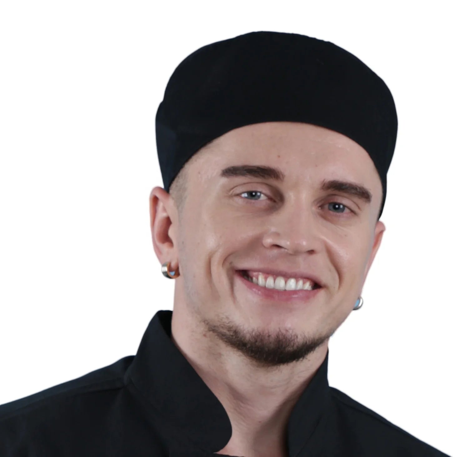 Black Chef Beanie Chef Hat