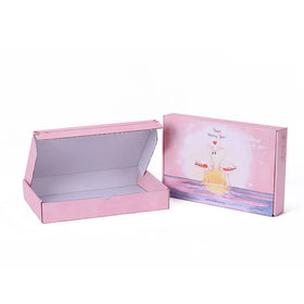 Wholesale Custom Full Color Paper Underwear Sock Packaging Corrugated Mailer Box