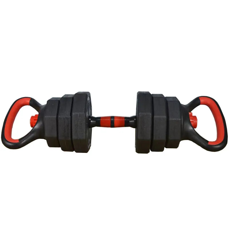 20kg Non-Rolling Adjustable Dumbbell Set Octagonal Home Gym Fitness Free Weight Set Workout With Connecting Rod for Men Women