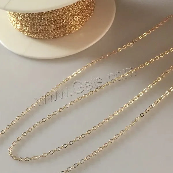 Oval 14K Gold Filled Chain O Shape Chain for Jewelry Making