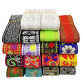 5cm Curtain Sewing Material Clothes Accessories Flower Pattern Jacquard Lace Ribbon Costume Textile Ethnic Edge Webbing Trims