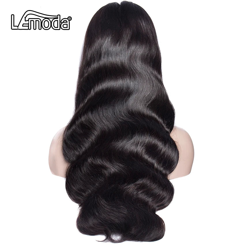 Top Quality Unprocessed HD Transparent Lace Wigs Lemoda Remy Brazilian 40 Inch Lace Wig 13x6 Body Wave Lace Front Human Hair Wig