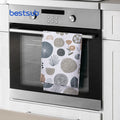 BestSub Custom 16"X24" White Microfiber Waffle Kitchen Towel Knitted for Home Microfiber Sublimation Blank Waffle Pattern