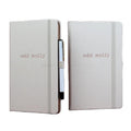 2025 Cloth Embossed Blank Custom Print Fabric Journal Notebooks Linen Hardcover Daily Reflection Pregnancy Design Gold Foiling