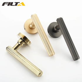 Filta Unique Design Matt Black Classical Zinc Door Handle With Factory Price