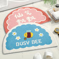 Cartoon Lovely Little Duck Shower Room Bathroom Water Absorption Non-slip Ground Mat Doorway Door Mat