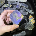 Natural Wholesale Price  Healing Stone Crystal Slabs Purple Labradorite Slices  for Healing