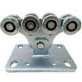 Heavy Duty Steel Zinc Plated White Cantilever Sliding Gate Wheel 48mm Diameter for 70x60 Track Outdoor Automatic Gates