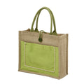 Eco-Friendly Custom Printed Burlap Handbag Reusable Jute Tote Bag for Shopping