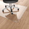 Clear PVC Modern Home Office Chair Mat Heavy Duty Rolling 1.5mm Thick Customizable Size Hardwood Floors No Curling Non-Slip