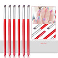 NP539 Gradient Smudge Brush Drawing Pen Paint Brush UV Gel Oblique Mouth Brush Nail Design Tool