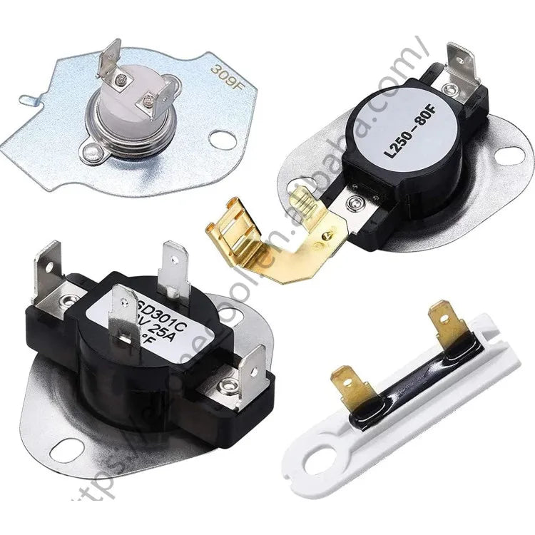 3387134 Cycling Thermostat  3977393  3392519 Dryer Thermal Fuse 3977767 High Limit Thermostat for Dryer Parts