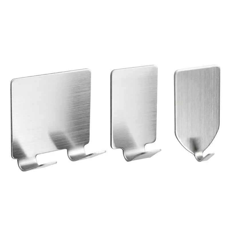 Stainless Steel Eco-Friendly Multifunction Wall Hooks Robe Towel Hook Self Adhesive Wall Hanger
