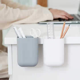 Monitor Desk Pen Holder Screen Clip Pen Holder Desktop Storage Box Office School Stationery Table Side Storage Organizer Big