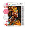 Diamond Painting Indian Woman African 5d Diamond Painting Accessories Round Drills Diamond Painting Art Kit Home Wall Decoration