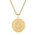 Hip Hop Ancient Greek Mythology Snake Medusa Jewelry Pendant Necklace for Men Stainless Steel Charm Necklaces