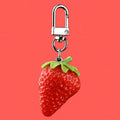 Best Lifelike Imitation Fruit Key Chains Orange Strawberry Key Rings INS Cute Girl Bag Accessories Strawberry Fruit Keychain