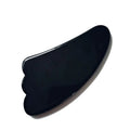 2026 Factory price natural hand made Black Obsidian gua sha customized
