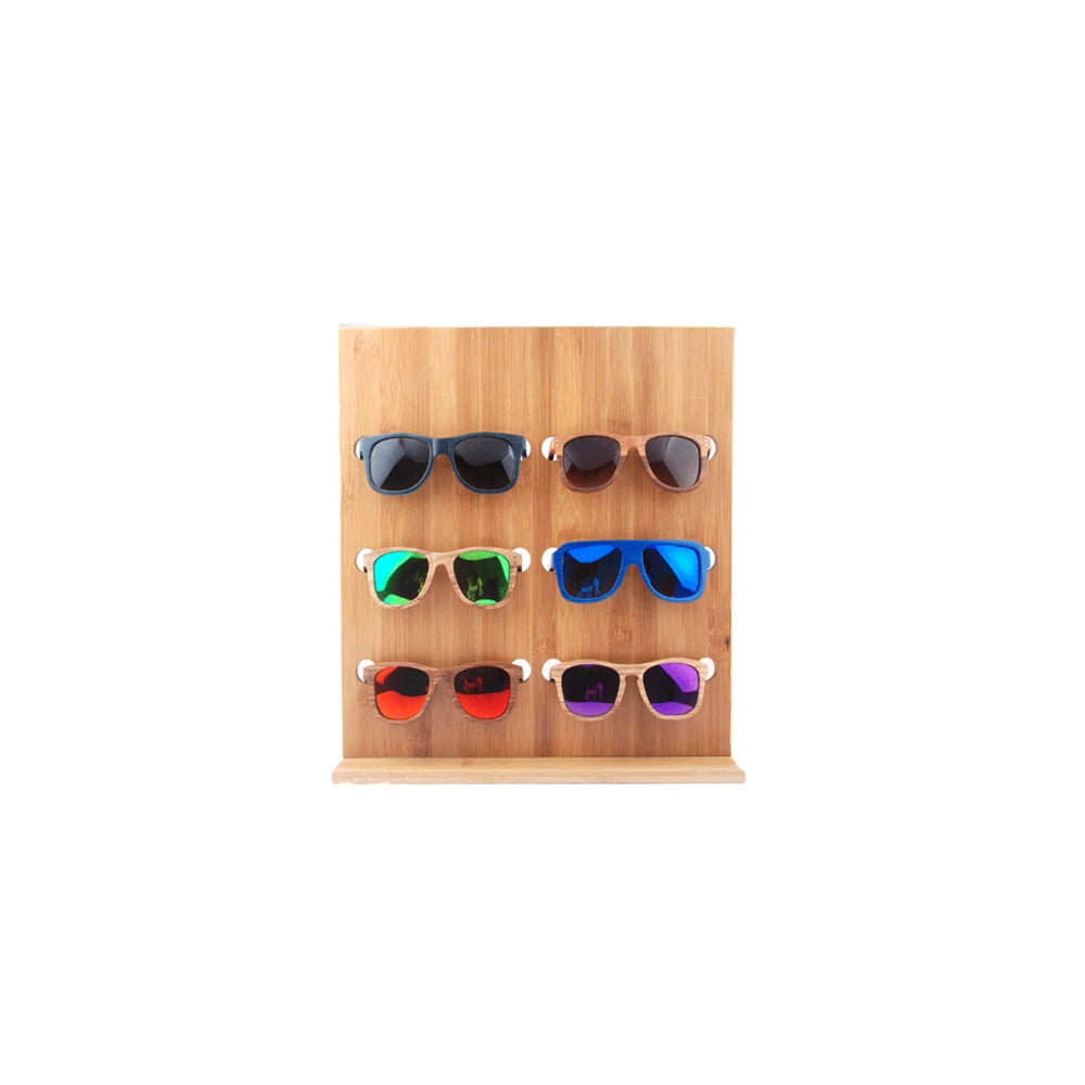 Eyewear Store Eyeglass Shop Floor Standing Sunglasses Wood Vendor Display Stand