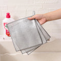 Hot Selling Stainless Steel Scrubber Square Non-Scratch Kitchen Dish Cleaning Cloth Multi-Use for Kitchen Cleaning Rags