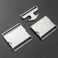 Low Price Custom 25MM Stainless Steel Leather Belt Buckles Women Steel Snap Hooks Nylon Belt Quick Release Belt Buckles