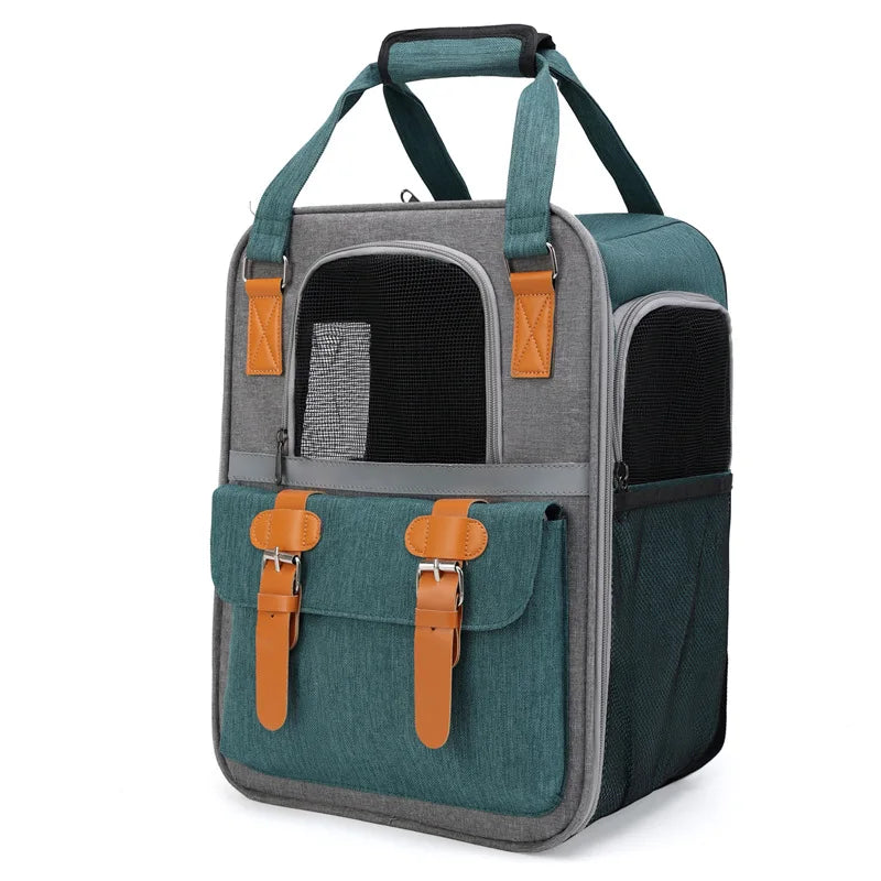 Usmile Hot Selling OEM&ODM Outdoor Easy Clean Breathable and Portable Windproof Oxford Large Capacity Cat Travel Bag Pet Carrier