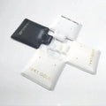 Pu Leather White Earring Holder Card clear Hook Packaging Brooch Ear Stud Earring Display Card Earring Cards Custom logo