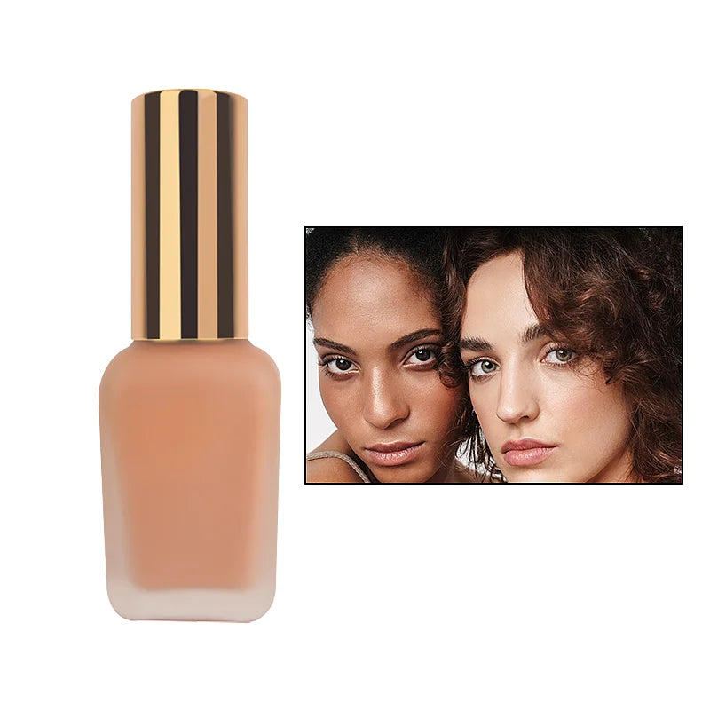 OEM Wholesale Custom Liquid Matte Foundation Oil-Control Moisturizer Whitening Natural Concealer 24H Long Lasting Waterproof