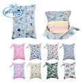 Babyshow Multi-function 30*40cm Reusable Single Pocket Wet Dry Cloth Diaper Small Washable Wet Bags for Baby