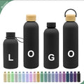 Custom Logo Stainless Steel Water Bottle Double Wall Insulated for Sports Fitness Travel Leak Proof Stainless Steel Gym Bottle