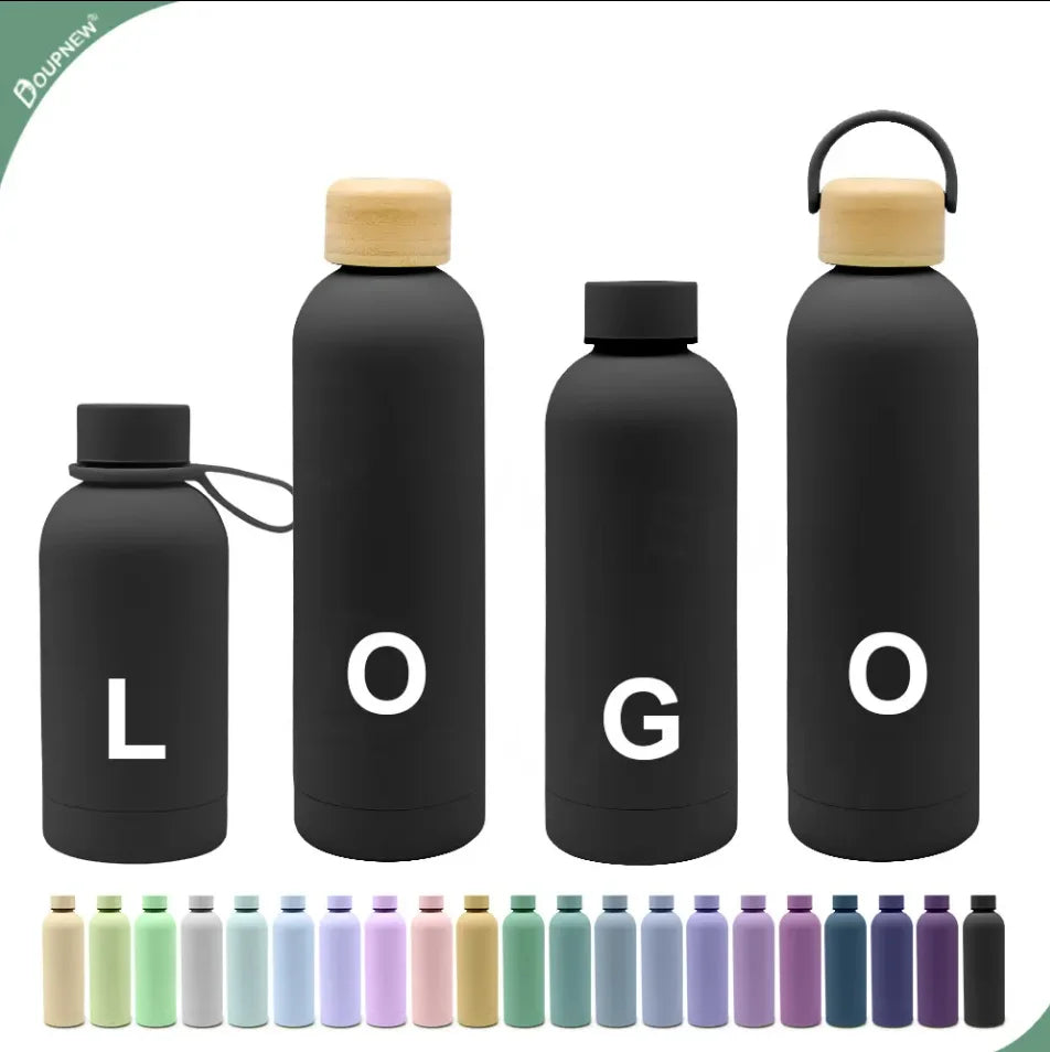 Custom Logo Stainless Steel Water Bottle Double Wall Insulated for Sports Fitness Travel Leak Proof Stainless Steel Gym Bottle