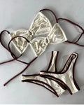 Custom Women's Swimwear  Custom Private Label Bikini Swimming Swimwear