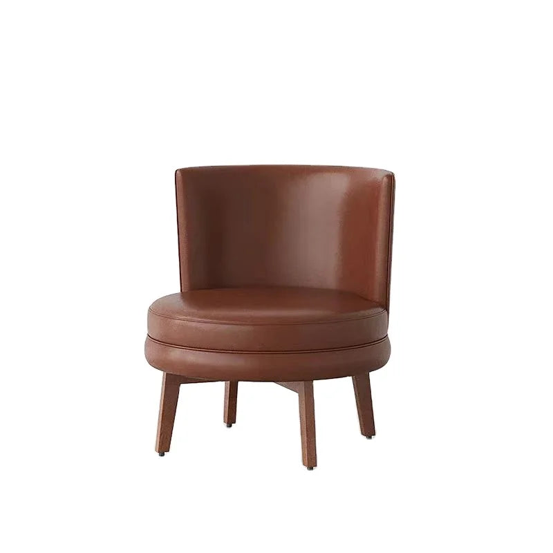 Custom Made Vintage Brown Restaurant Furniture VIP Hookah Lounge Cafe Chair and Table