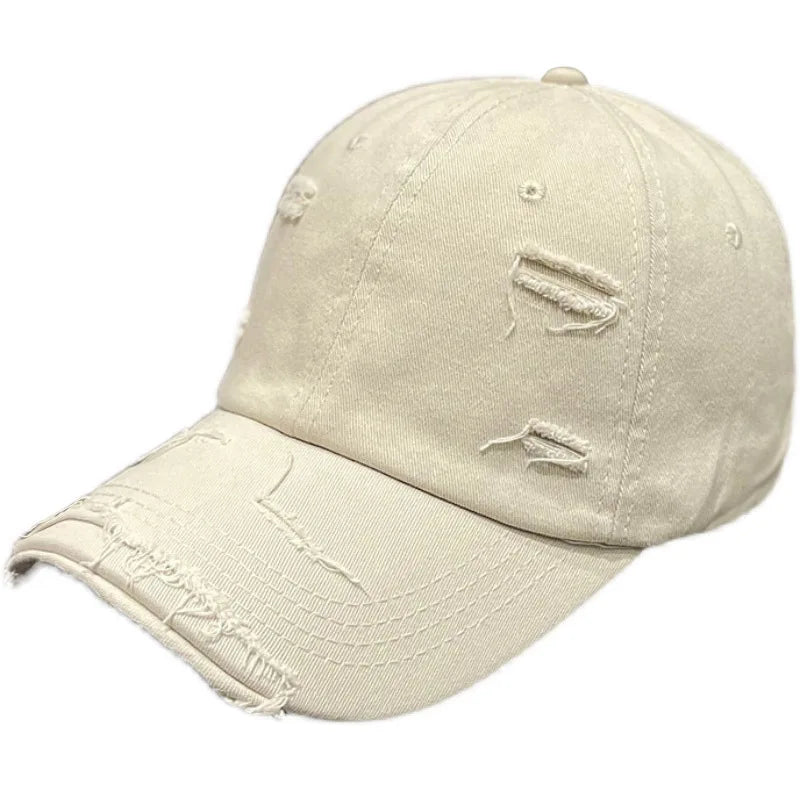 Unisex Vintage Washed Distressed Baseball Cap Adjustable Dad Hat