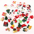 Yiwu Wintop Fashion Accessories Hot Sale Flat Back Mixture Flat Back Resin Cabochon Christmas Decoration Ornament