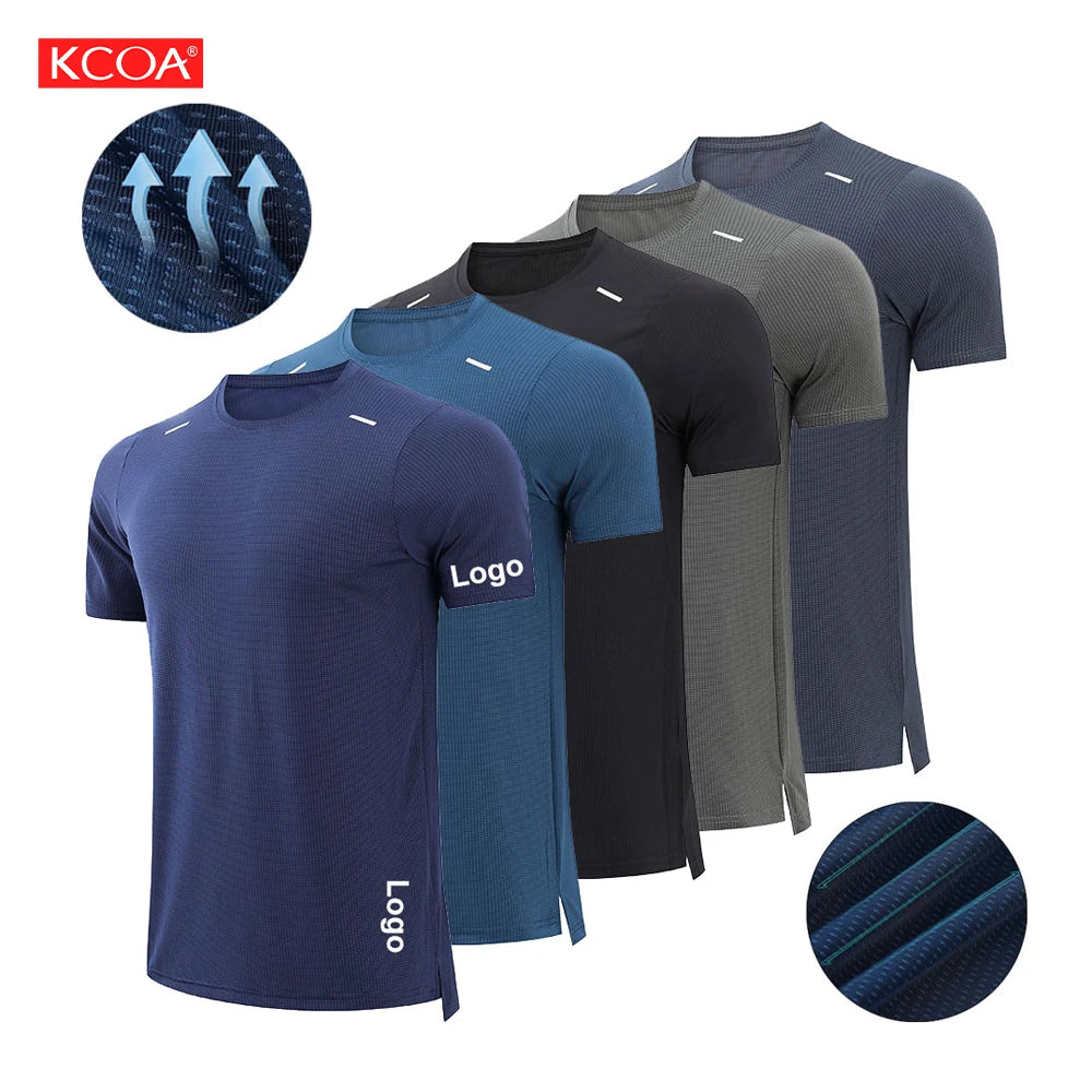 Top Selling Mens Fitness Clothing Gym Wear Workout Shirts Custom Round Collar Sports Gym T Shirts