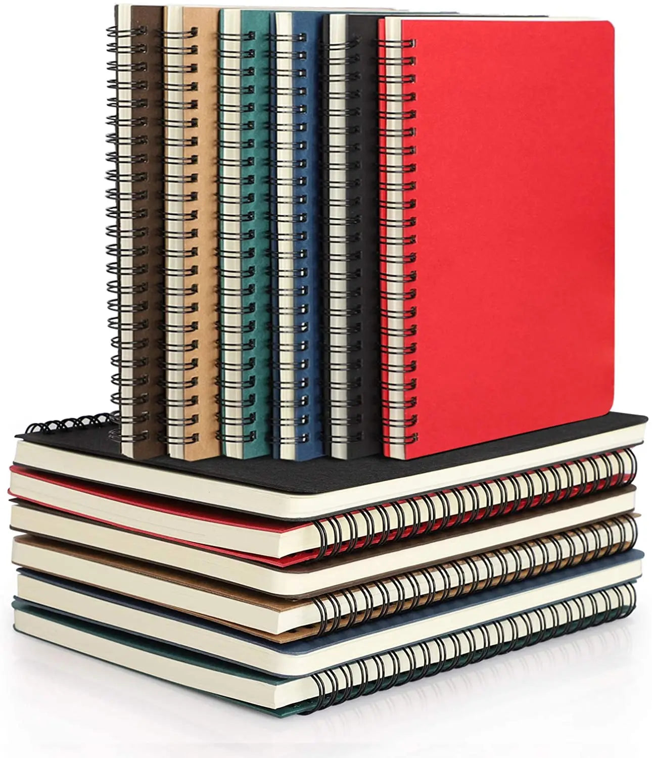 2022 Home Office Custom Hardcover Planner Inner Page Logo Customizable Printed A4 Spiral Notebook