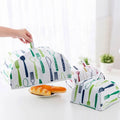 2 Patterns Folding Food Lid Cover Keep Foods Warm Aluminum Foil Insulation Kitchen Lid Outdoor Picnic Dishes Heat-Insulation