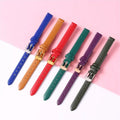 Soft and Thin Watch Band for Women Handmade Leather with Rose Gold Buckle Strap Bracelet Accessories for Watchband 8mm 10mm-22mm