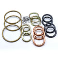 Alloy Steel Brass Antique Silver Welded O Round Rings